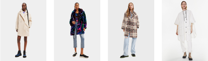 Damkappor från Desigual