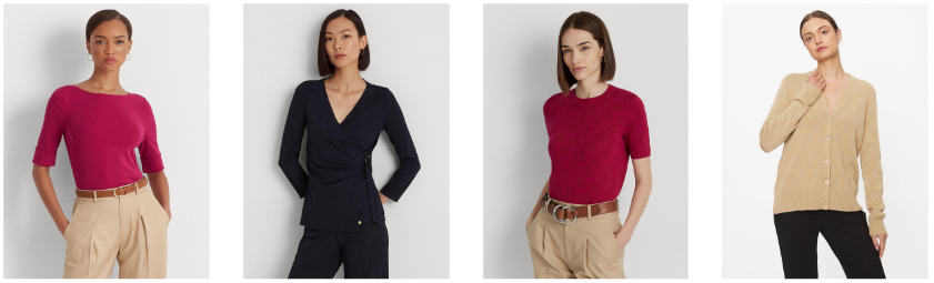 Blusar och tunikor för kvinnor från Ralph Lauren Blusar och tunikor för kvinnor från Ralph Lauren