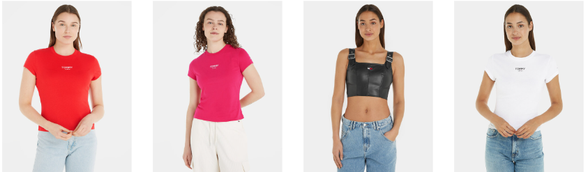 Dam-T-shirts och linnen från Tommy Hilfiger Dam-T-shirts och linnen från Tommy Hilfiger