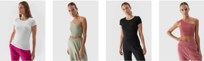 Dam-T-shirts och linnen från 4F