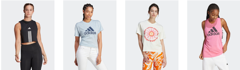 Dam-T-shirts och linnen från Adidas Dam-T-shirts och linnen från Adidas