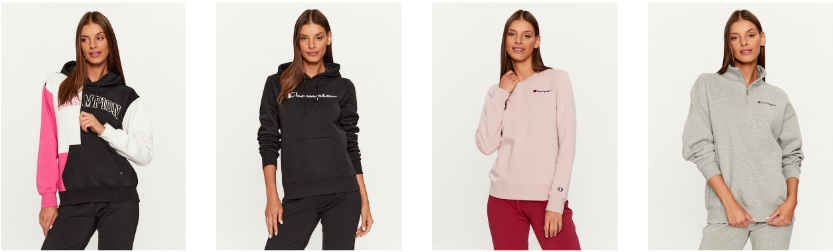 Damhoodies från Champion Damhoodies från Champion