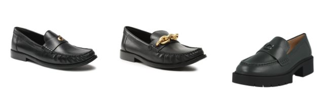  Dammokasiner och loafers Coach