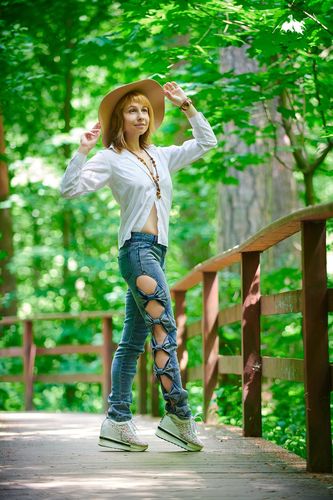 Billiga damjeans online 4