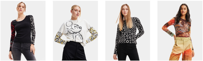 Blusar och tunikor för kvinnor från Desigual Blusar och tunikor för kvinnor från Desigual