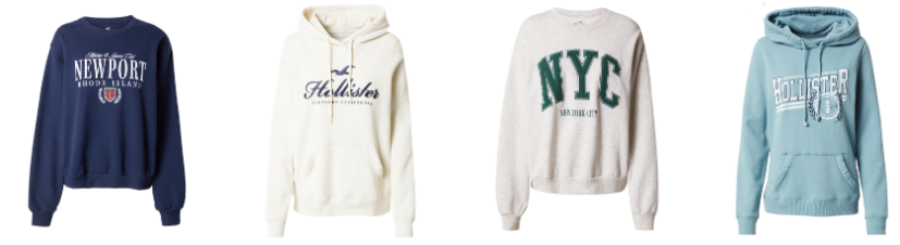 Damhoodies från Hollister Damhoodies från Hollister