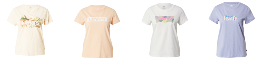 Dam-T-shirts och linnen från Levi’s Dam-T-shirts och linnen från Levi’s