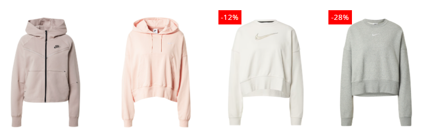 Damhoodies från Nike Damhoodies från Nike