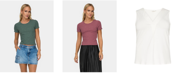 Dam-T-shirts och linnen från ONLY Dam-T-shirts och linnen från ONLY