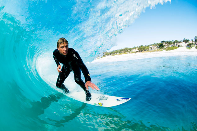 Surfing och strand