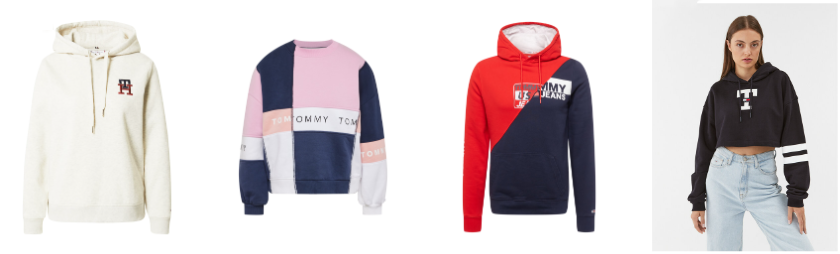Damhoodies från Tommy Hilfiger Damhoodies från Tommy Hilfiger