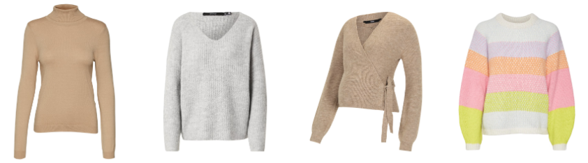 Stickade damplagg från Vero Moda Stickade damplagg från Vero Moda